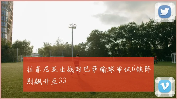 拉菲尼亚出战时巴萨输球率仅6缺阵则飙升至33